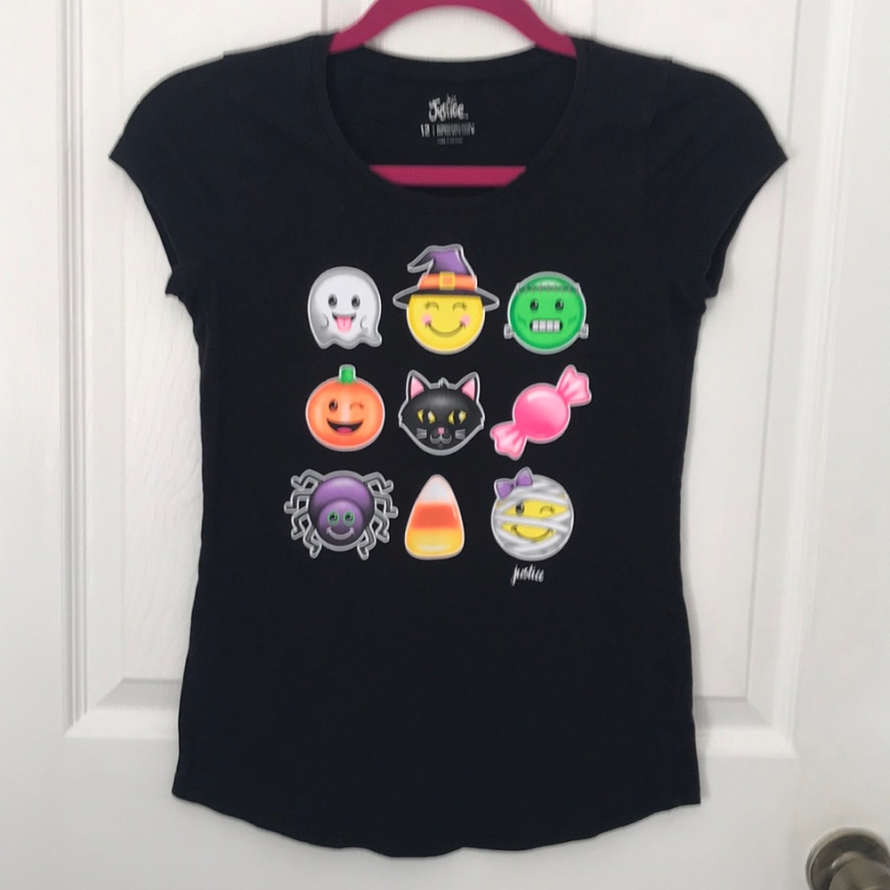 Justice Halloween Emoji Shirt